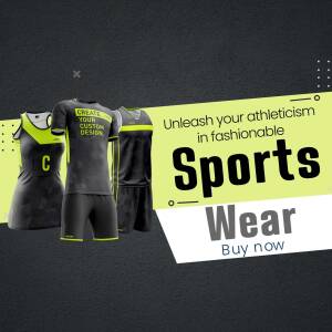 Stylish Sports Wear Collection Branding Post For Threads