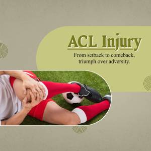 Soccer player holding knee in pain, representing an ACL injury.