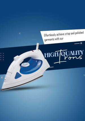 High Quality Irons - Effortless Garment Care Template For Snapchat