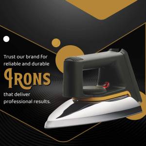 Iron Advertisement Banner For Telegram