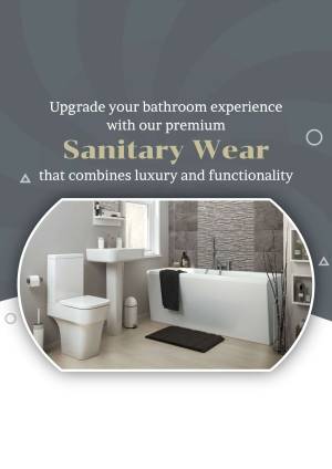 Modern bathroom with white sanitary ware including toilet, sink, and bathtub.