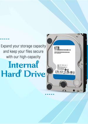 4TB Internal Hard Drive - Secure Data Storage Banner For Telegram