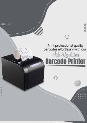 High-Resolution Barcode Printer Design For X