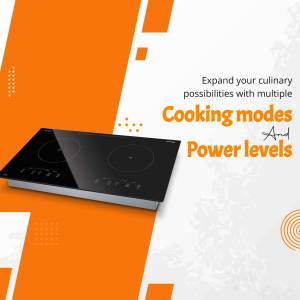 Modern Induction Cooktop - Expand Your Culinary Possibilities Social Media Post For Instagram