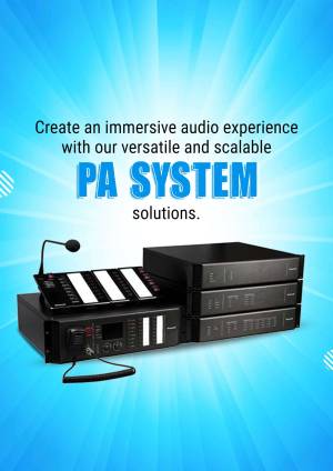 Versatile PA System Solutions Template For X