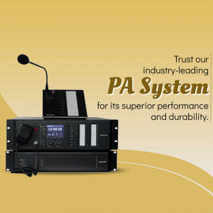 Professional PA System Artwork For Twitter