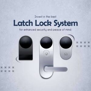 Latch Lock System - Enhanced Security Branding Post For WhatsApp