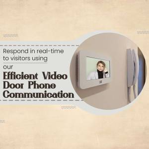 Efficient Video Door Phone Communication Marketing Image For Threads