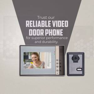 Reliable Video Door Phone Branding Post For WhatsApp