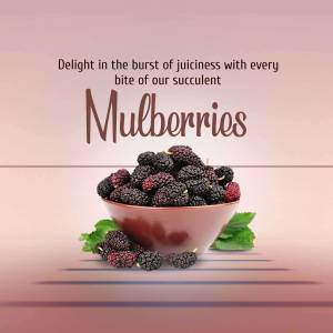 Fresh Mulberries Post For Google Business Profile