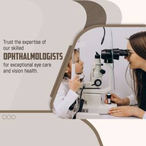 Ophthalmologist examining a child's eyes
