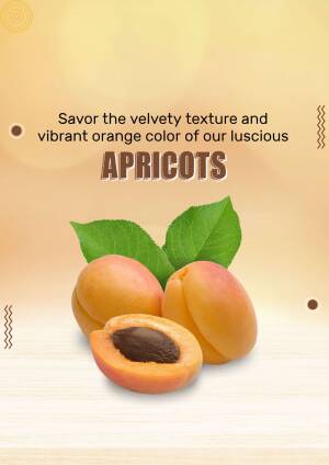 Close-up of fresh apricots with one cut open to show the pit