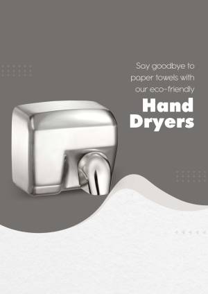 Eco-Friendly Hand Dryers Image For Telegram