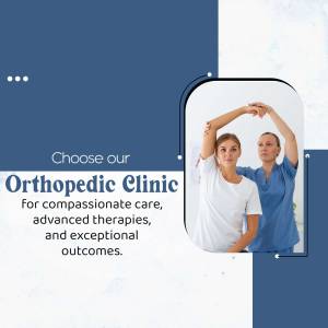 Woman receiving physical therapy at an orthopedic clinic.