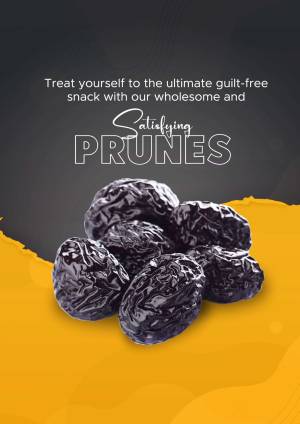 Satisfying Prunes - Guilt-Free Snack Artwork For Threads