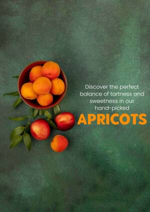 Fresh Apricots Post For Snapchat