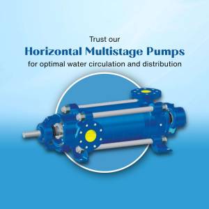 Horizontal Multistage Pumps Template For WhatsApp