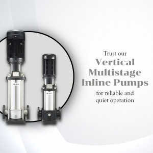 Vertical Multistage Inline Pumps Artwork For X
