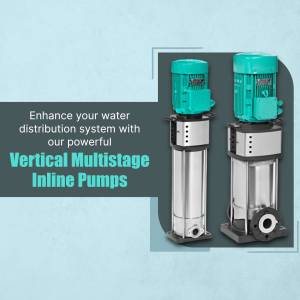 Vertical Multistage Inline Pumps - Enhance Your Water System Graphic For LinkedIn
