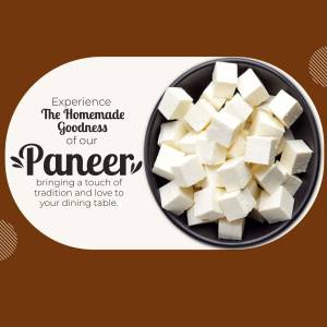 Homemade Paneer - A Taste Of Tradition Template For Instagram