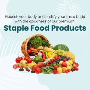 Staple Food Products - Nourish Your Body Design For LinkedIn