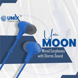 Unix Moon Wired Earphones Design For X