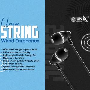 Unix String Wired Earphones - Product Advertisement Template For Instagram