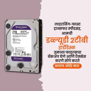 Western Digital 2TB Internal Hard Disk Drive