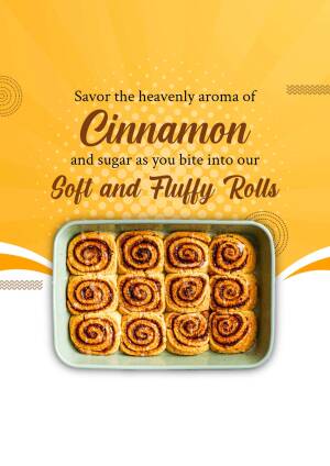 A tray of freshly baked cinnamon rolls with icing.