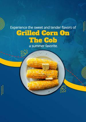 Grilled Corn On The Cob - Summer Delight Design For Twitter