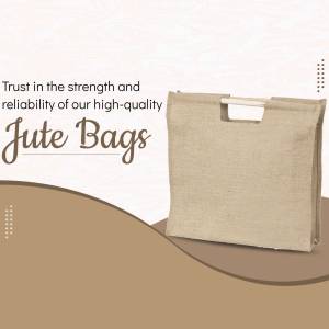 High-Quality Jute Bags Advertisement For Telegram