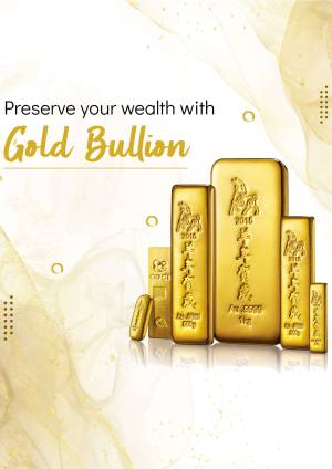 Invest In Gold Bullion Marketing Image For Facebook