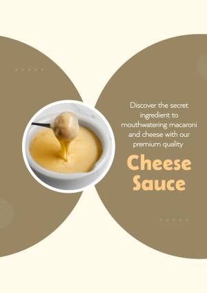 Creamy Cheese Sauce For Macaroni Social Media Post For Twitter