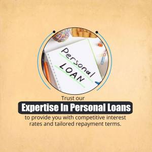 Image depicting personal loan services with a focus on expertise and competitive rates.