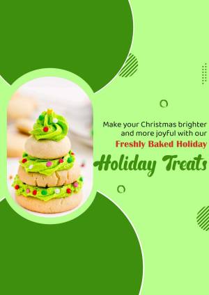 Holiday Baked Treats - Christmas Cookies Banner For Threads