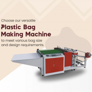 Plastic Bag Making Machine Promotional Banner For Telegram