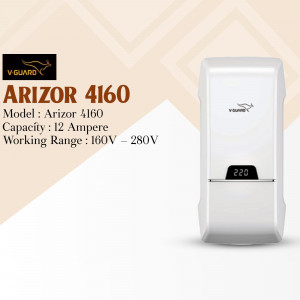 White V-Guard Arizor 4160 Voltage Stabilizer with specifications