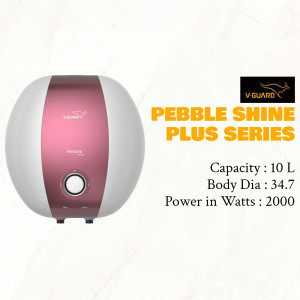 V-Guard Pebble Shine Plus Series Water Heater Design For Threads