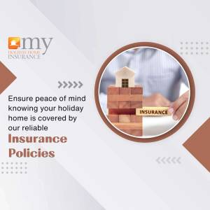 Image depicting a miniature house built with wooden blocks being protected by a hand, representing holiday home insurance.
