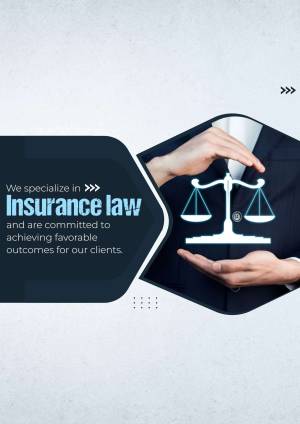 Insurance Law Expertise Promotional Banner For Facebook