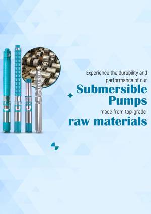 Image of submersible pumps with a focus on quality and durability.