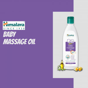 Himalaya Baby Massage Oil Banner For Pinterest