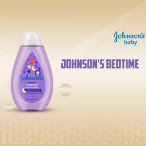 Johnson's Bedtime Bubble Bath Advertisement For Telegram