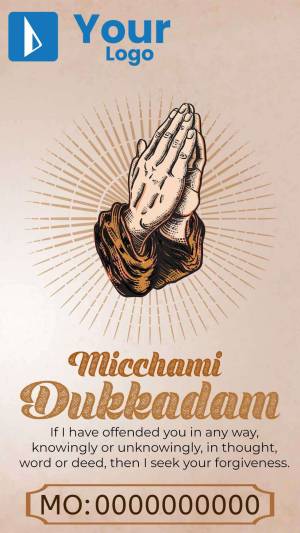 Micchami Dukadam - Forgiveness Request Branding Post For Telegram