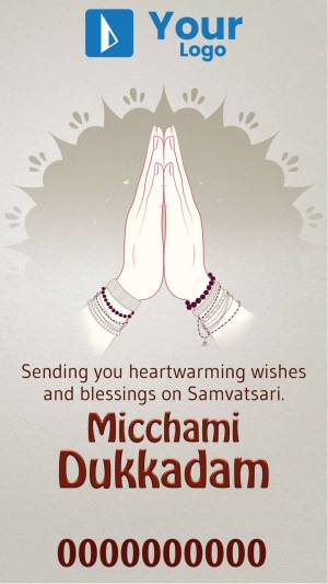 Micchami Dukkadam Greetings Artwork For Facebook
