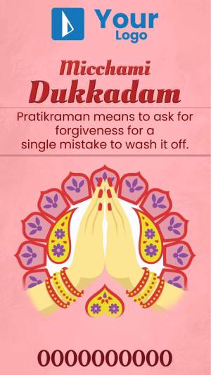 Micchami Dukadam - Forgiveness Day Story For Instagram
