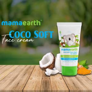 Mamaearth Coco Soft Face Cream for Babies with Coconut and Turmeric