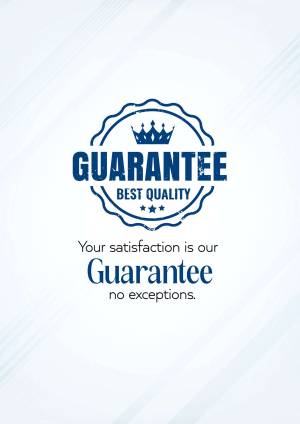 Guarantee Badge Promotional Banner For Snapchat