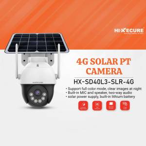 HiSecure 4G Solar Powered PT Camera with Night Vision