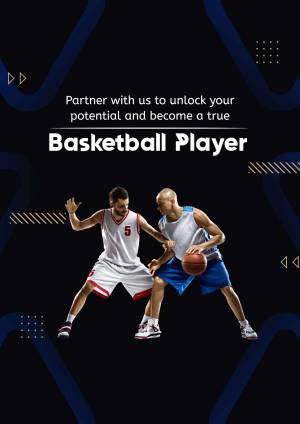 Unlock Your Basketball Potential Flyer For Google Business Profile